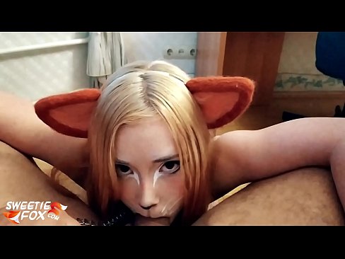 ❤️ Kitsune schluckt Schwanz und Sperma in ihrem Mund ❌ Porno bei uns